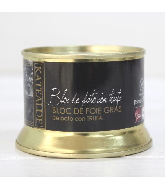 Bloc de Foie Gras de Canard aux Truffes, 130 grs