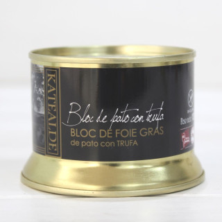 Bloc de Foie Gras de Canard aux Truffes, 130 grs