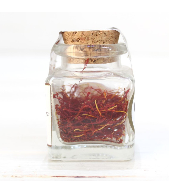 Saffron of La Mancha, D. O. P. 1gr. Jar glass.