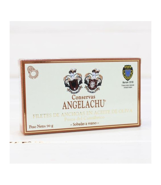 Anchovies from Santoña in Olive Oil 90 g Angelachu