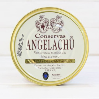 Anchovies from Santoña in Olive Oil 180 g Angelachu