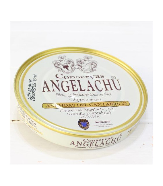 Anchoas de Santoña en Aceite de Oliva 180 grs. Angelachu