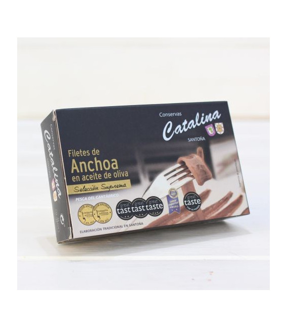 Anchovies from Santoña in Olive Oil 90 g Catalina