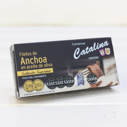 Anchovies from Santoña in Olive Oil 50g Catalina