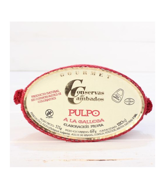 Poulpe galicien 120 grammes De Galice