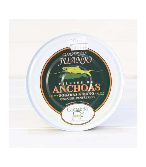 Anchovies from Santoña in Olive Oil 180 g Juanjo