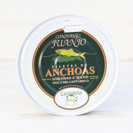 Anchovies from Santoña in Olive Oil 180 g Juanjo