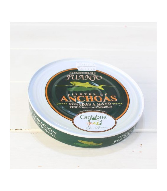 Anchois de Santoña dans l'Huile d'Olive 180 g de Juanjo