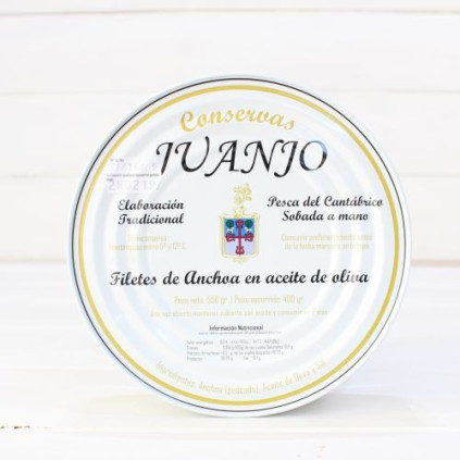 Anchoas de Santoña en Aceite de Oliva 550 grs. Juanjo