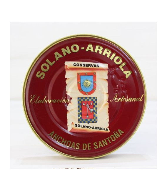 Anchois de Santoña dans l'Huile d'Olive 180 g de Solano Arriola