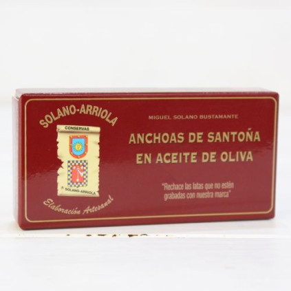 Anchois de Santoña dans l'Huile d'Olive 50g de Solano Arriola