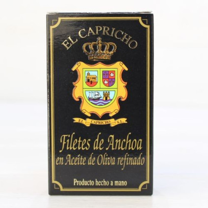 Anchoas de Santoña en Aceite de Oliva 85 grs. El Capricho