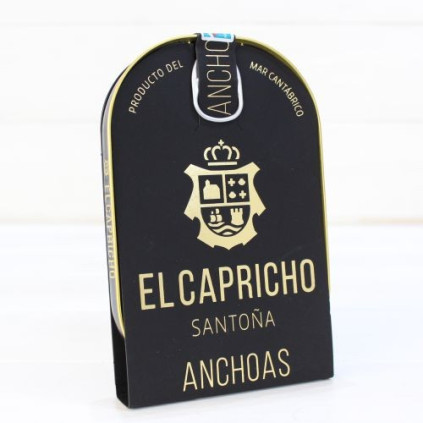 Anchoas de Santoña en AOVE ALTA RESTAURACIÓN 14/16, 115 grs. El Capricho