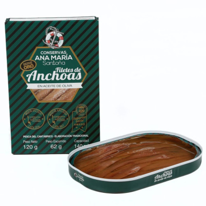 Anchovies from Santoña in olive HIGH RESTORATION 120 g Ana Maria