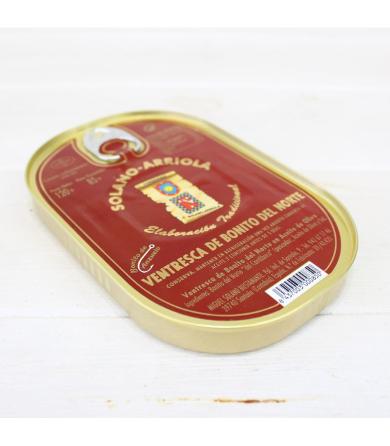 Ventresca de thon à l'Huile d'Olive 110 g Solano Arriola