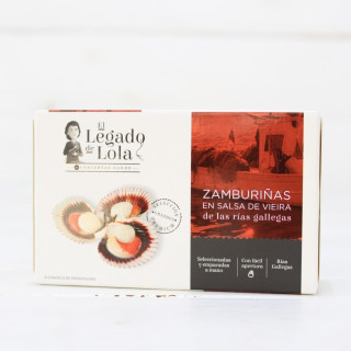 Zamburiñas en Salsa Gallega, 120 Grs