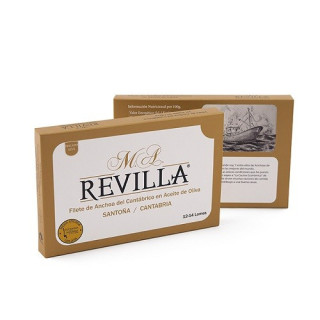Sardellen aus Santoña mit Butter Ökologischen M. A. Revilla