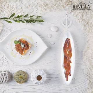 Sardellen aus Santoña mit Butter Ökologischen M. A. Revilla