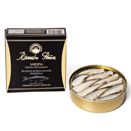 Sardines in Olive Oil 30/35 pieces,130 grs, Ramón Peña Gold