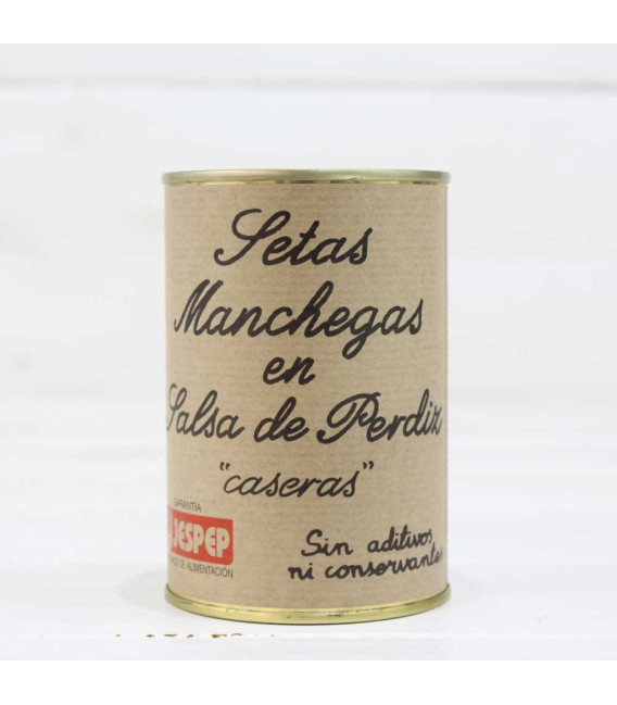 Setas Manchegas en Salsa de Perdiz, caseras, 400 grs