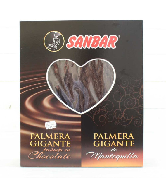 Palmera Gigante de Hojaldre con Chocolate Sanbar