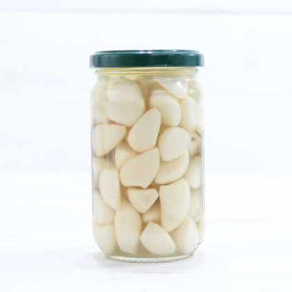 Jar of White Garlic Seasoned 330 grs