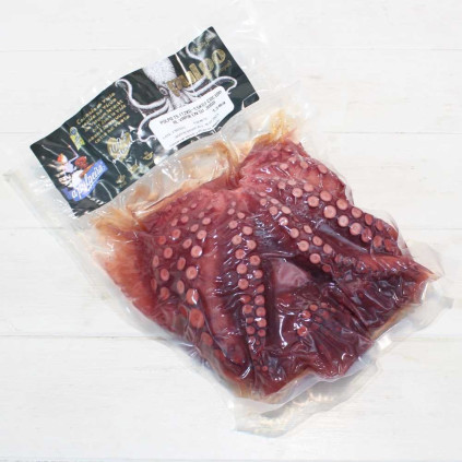 Cooked Octopus in its Juice, vacuum packed. 1200/1500 Grs