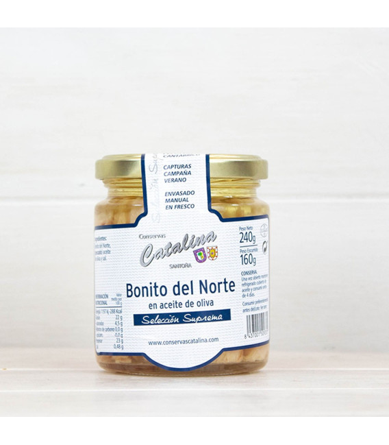 Bonito del norte, dans de l'huile d'olive 240 Grs. Catherine