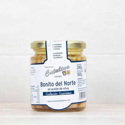 Bonito del norte, dans de l'huile d'olive 240 Grs. Catherine