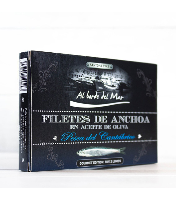 Anchoas en Aceite de Oliva ALTA RESTAURACIÓN 120 grs. Al Borde del Mar