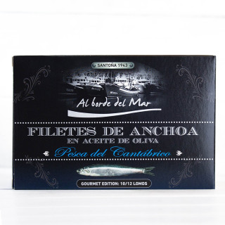 Anchoas en Aceite de Oliva ALTA RESTAURACIÓN 120 grs. Al Borde del Mar