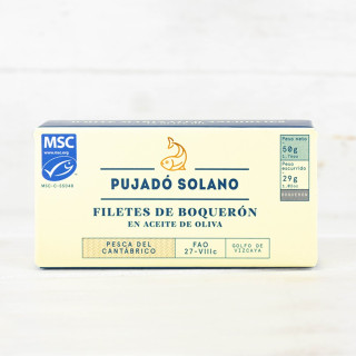 Cantabrian Anchovies in Olive Oil, Pujado 50 Grs