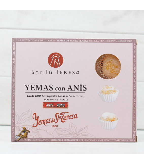 Yemas de Santa Teresa with Anise 12 units.