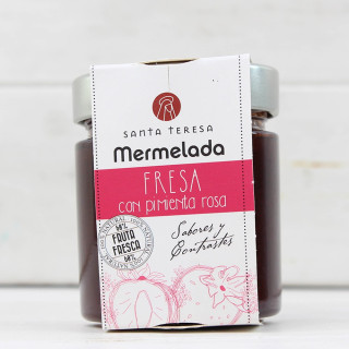 Strawberry Jam with Pink Pepper, 240 gr