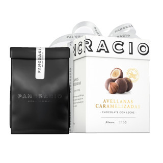 Caramelized Hazelnuts Covered with Milk Chocolate, 140 grs
