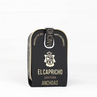Anchois de Santoña à l'huile d'olive 95gr, El Capricho
