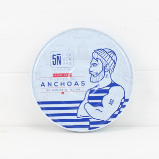 Cantabrian Anchovies in Olive Oil 180gr, 5Ñ
