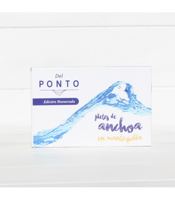 Anchovies from Santoña Premium in Ecological Butter High Restoration, Del Ponto