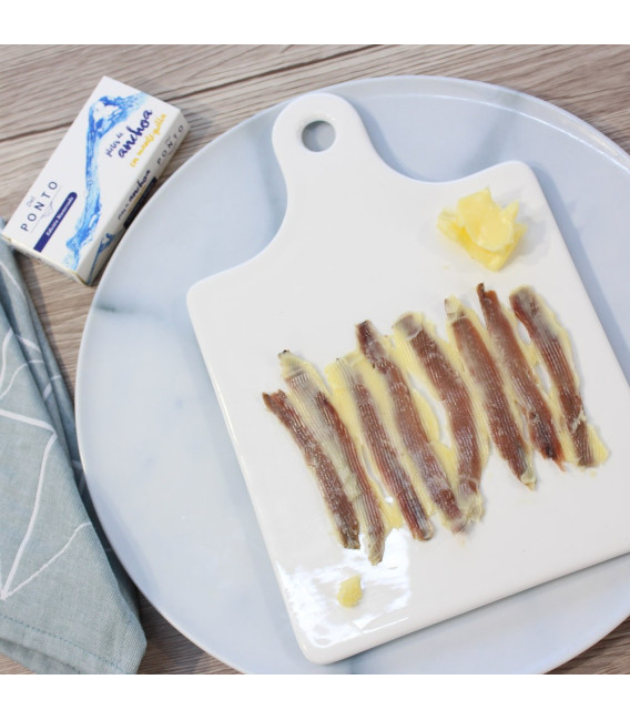 Anchovies from Santoña Premium in Organic Butter 50grs, Del Ponto