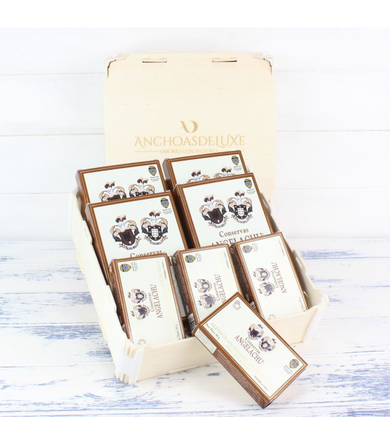 Wooden Gift Box Anchovies Angelachu