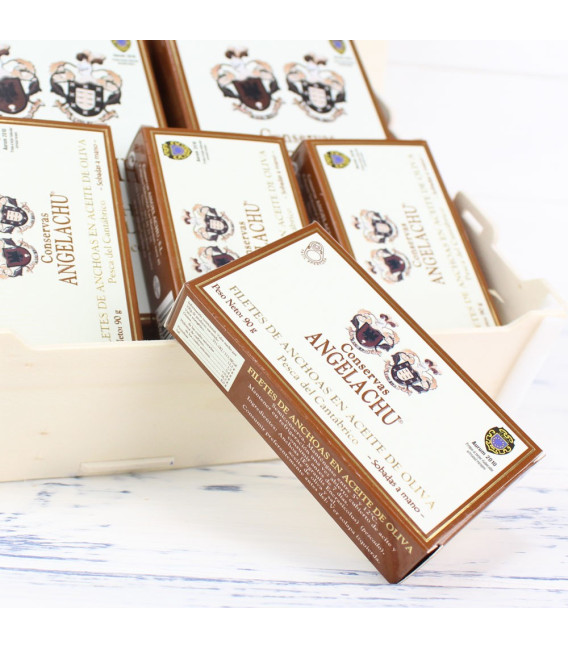 Wooden Gift Box Anchovies Angelachu