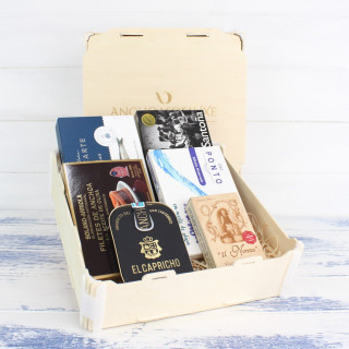 Wooden Gift Box "Anchovies Selection"