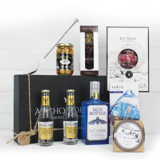 Gourmet Gift Basket &quot;Gin-Tonic and Snack Pack&quot;