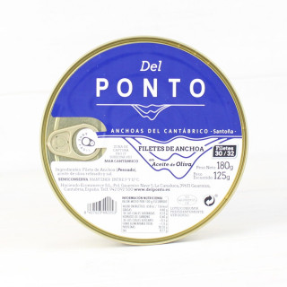Anchoas Premium Serie Numerada 50 grs, Del Ponto