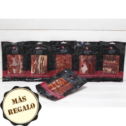 Iberische Packung La Rosa Ibérica + Geschenk-Chorizo
