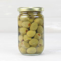 Glas Manzanilla-Oliven gefüllt mit Pfeffer 300 gr