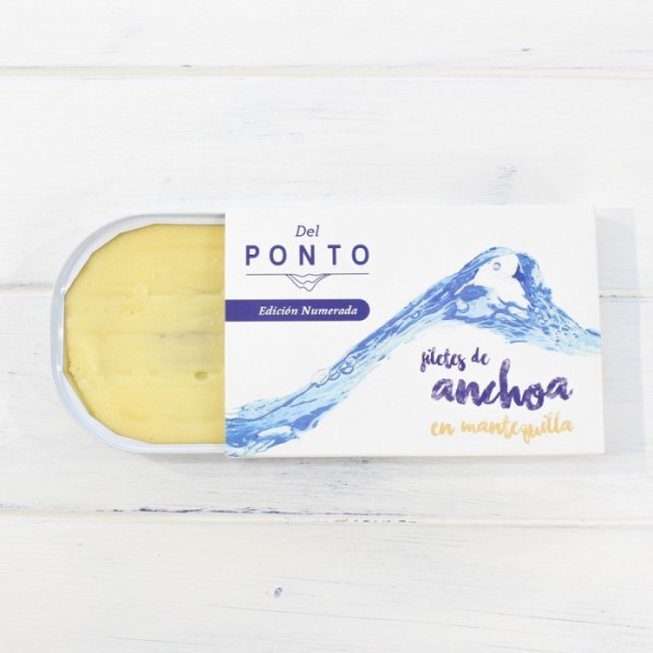 Savings Pack 12 Cans of Anchovies High Restoration Del Ponto Butter