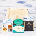 Wooden Father's Day Gourmet Gift Box: Selected Delicacies for Dad
